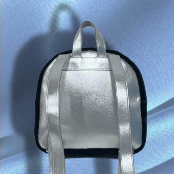 DISNEY Frozen the Musical Blue Velvet Mini Backpack - Picture 9 of 11